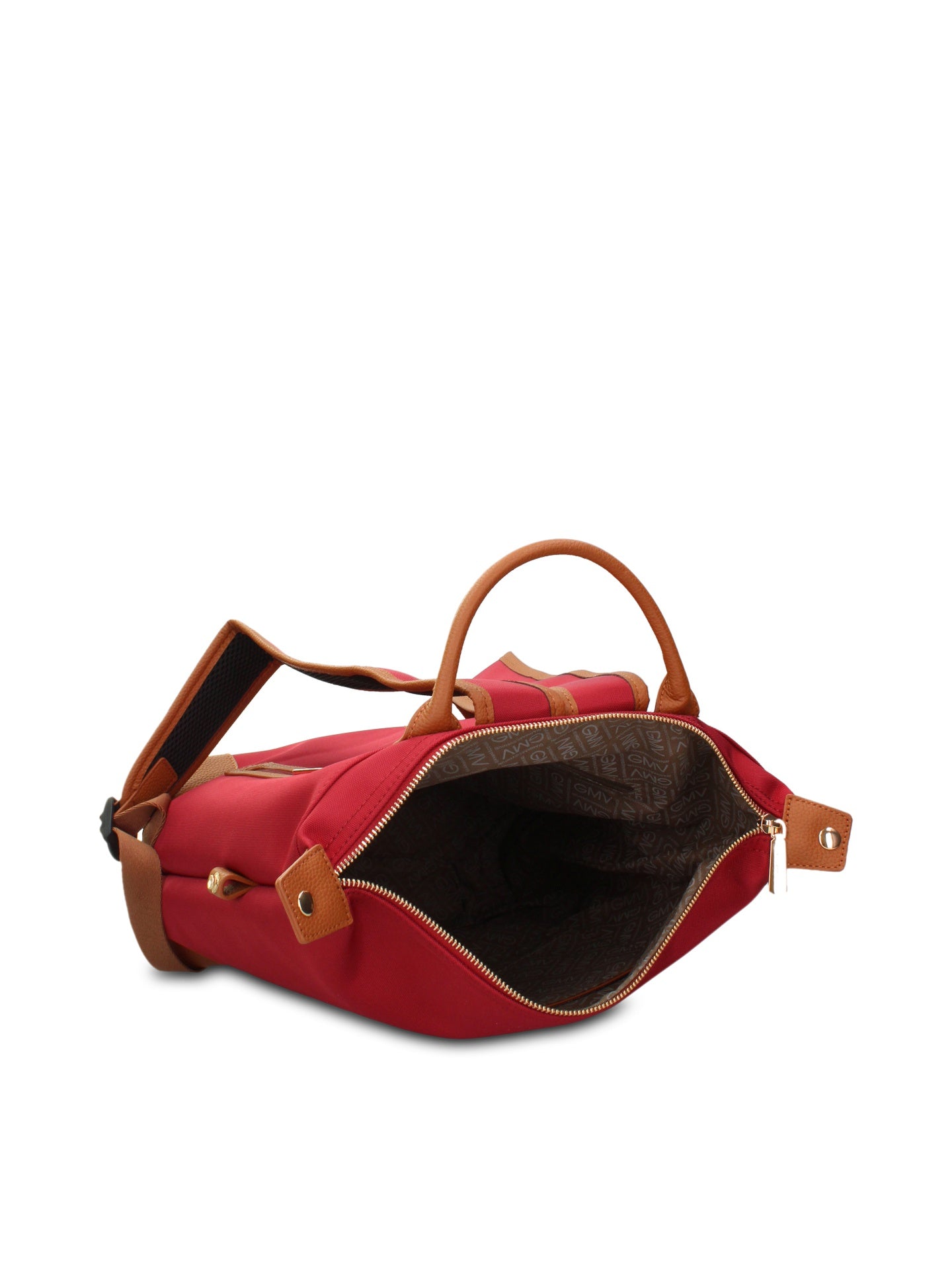 Zaino in 100% Pu Vegan Leather Rosso