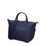 Borsa a Mano in 100% Pu Vegan Leather Blu