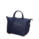 Borsa a Mano in 100% Pu Vegan Leather Blu