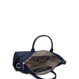 Borsa a Mano in 100% Pu Vegan Leather Blu
