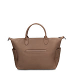 Borsa a Mano in 100% Pu Vegan Leather Verde Militare