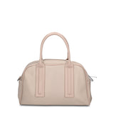 Borsa a Mano in 100% Pu Vegan Leather Beige