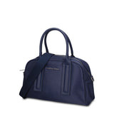 Borsa a Mano in 100% Pu Vegan Leather Blu