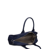 Borsa a Mano in 100% Pu Vegan Leather Blu