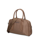 Borsa a Mano in 100% Pu Vegan Leather Verde Militare