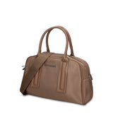 Borsa a Mano in 100% Pu Vegan Leather Verde Militare