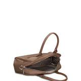 Borsa a Mano in 100% Pu Vegan Leather Verde Militare