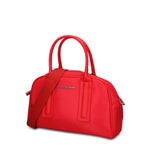 Borsa a Mano in 100% Pu Vegan Leather Rosso