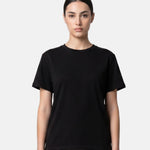 T-shirt in 84% Cotone 16% Elastan Nero