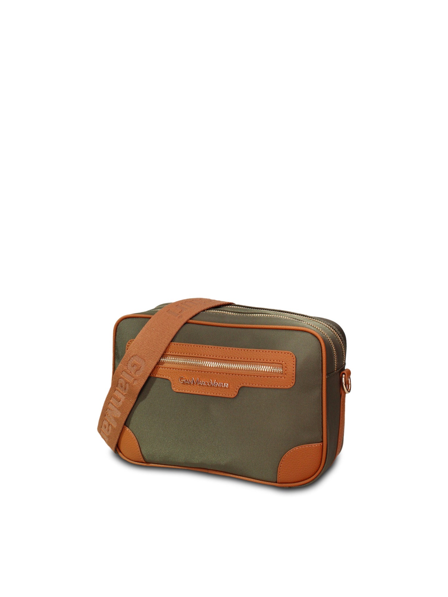 Borsa a Tracolla in 100% Pu Vegan Leather Verde