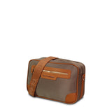 Borsa a Tracolla in 100% Pu Vegan Leather Verde Militare