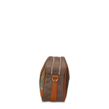 Borsa a Tracolla in 100% Pu Vegan Leather Verde Militare