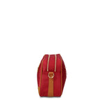 Borsa a Tracolla in 100% Pu Vegan Leather Rosso