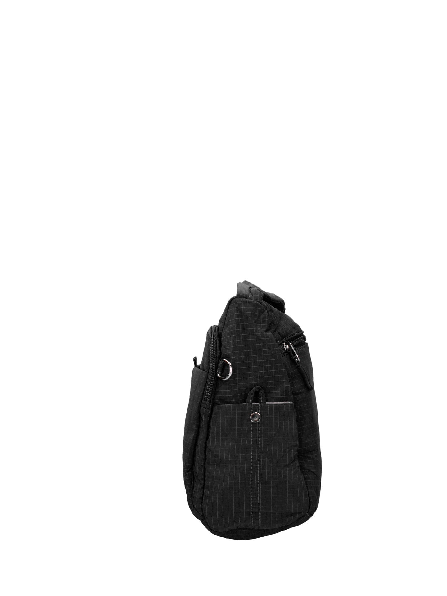 Borsa a Tracolla in Poliestere Nero
