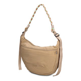 Borsa a Spalla in 100% Pu Vegan Leather Beige