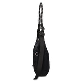 Borsa a Spalla in 100% Pu Vegan Leather Nero