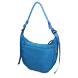Borsa a Spalla in 100% Pu Vegan Leather Blu Scuro