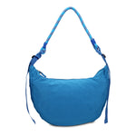 Borsa a Spalla in 100% Pu Vegan Leather Blu Scuro