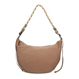Borsa a Spalla in 100% Pu Vegan Leather Verde Militare