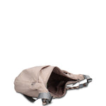 Borsa a Spalla in 100% Pu Vegan Leather Grigio Chiaro