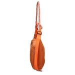 Borsa a Spalla in 100% Pu Vegan Leather Arancione