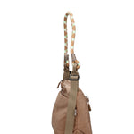 Borsa a Spalla in Polyurethane Verde Militare