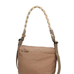 Borsa a Spalla in Polyurethane Verde Militare