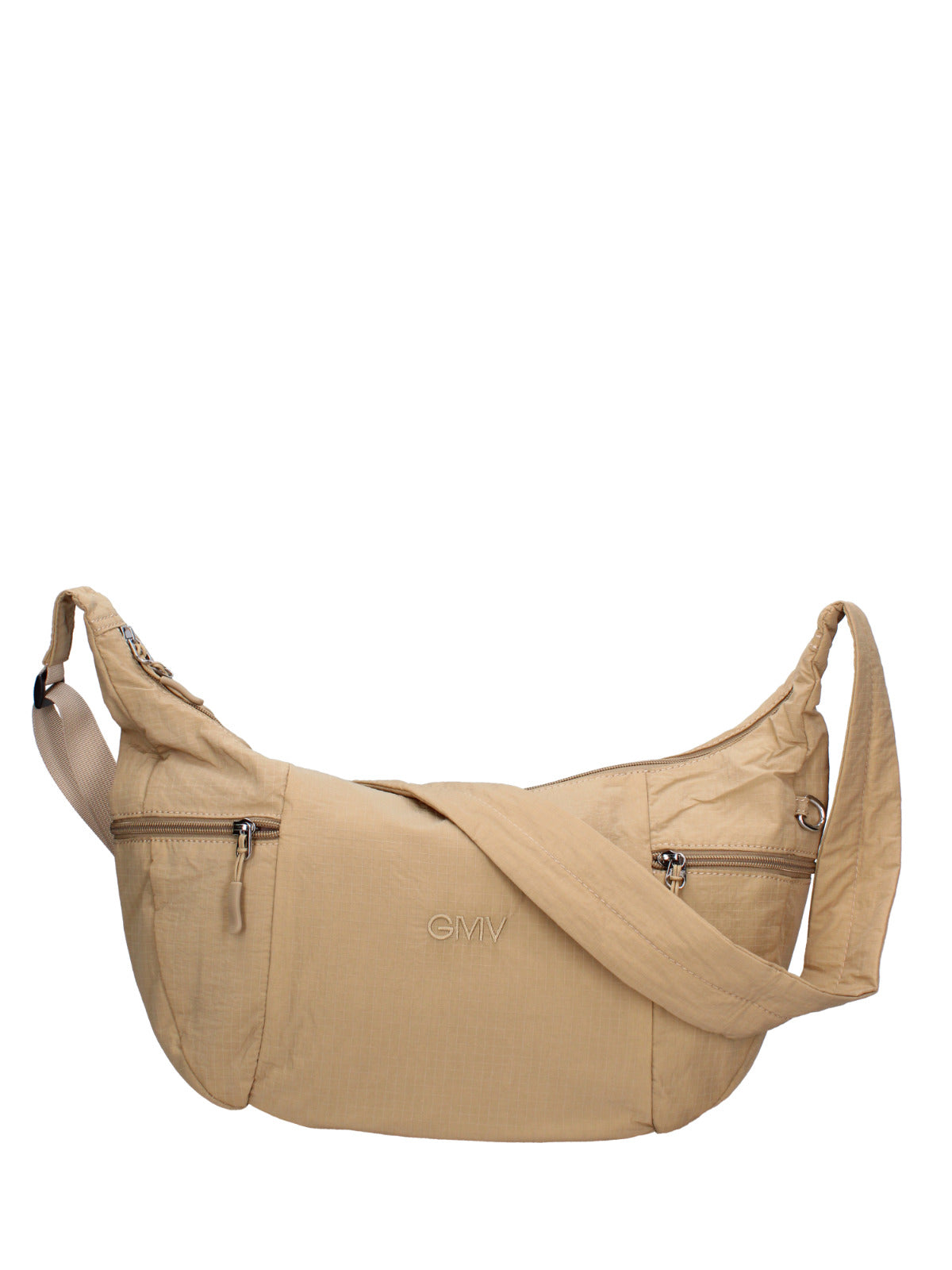 Borsa a Spalla in Poliestere Marrone