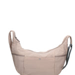 Borsa a Spalla in Poliestere Grigio Chiaro