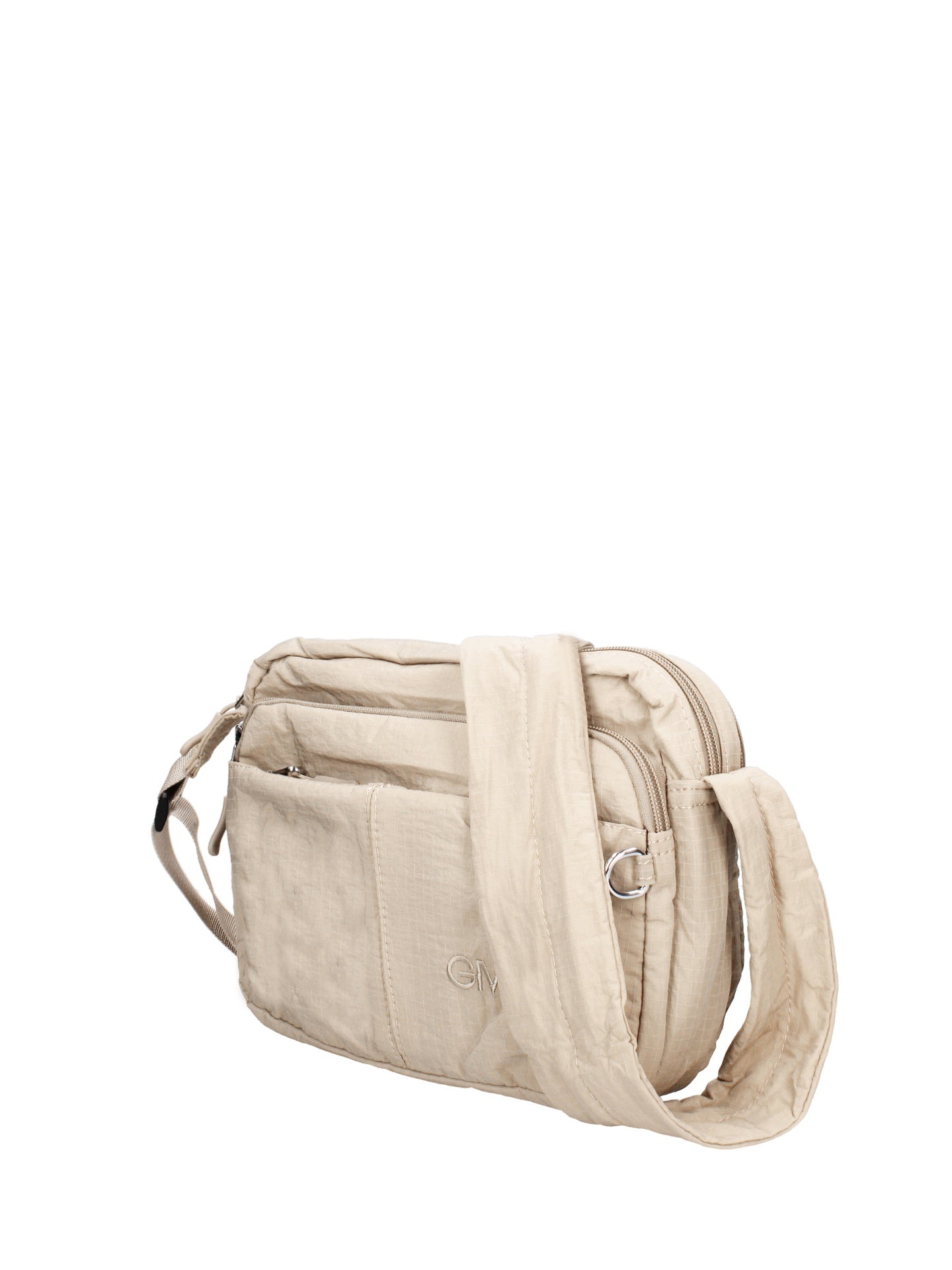Borsa a Tracolla in Poliestere Panna