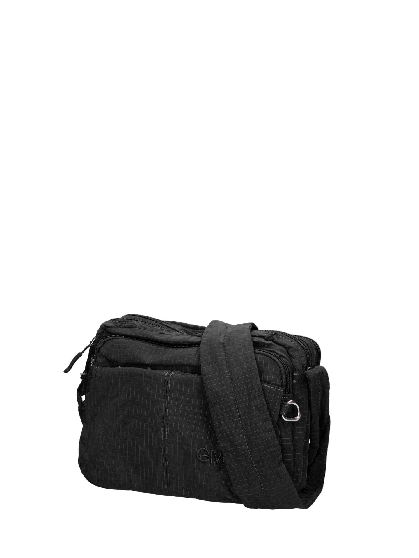 Borsa a Tracolla in Poliestere Nero