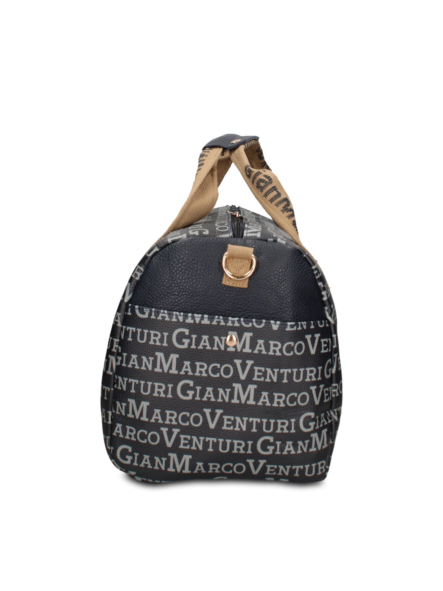 Borsa a Mano in 100% Pu Vegan Leather Blu