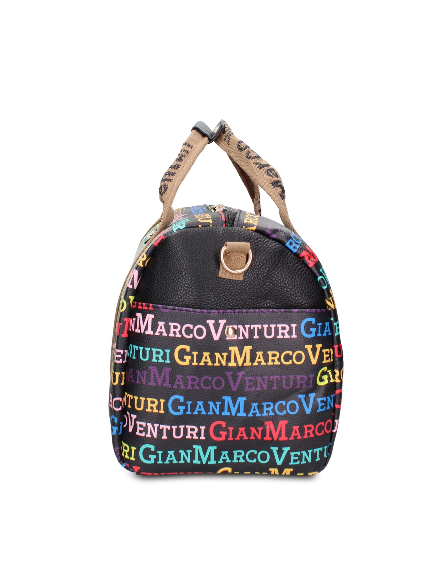 Borsa a Mano in 100% Pu Vegan Leather Multicolore