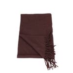 71% Poliestere 30% Viscosa SRP036-CIOCCOLATO Sciarpa donna Silvana Elite Gave Lux