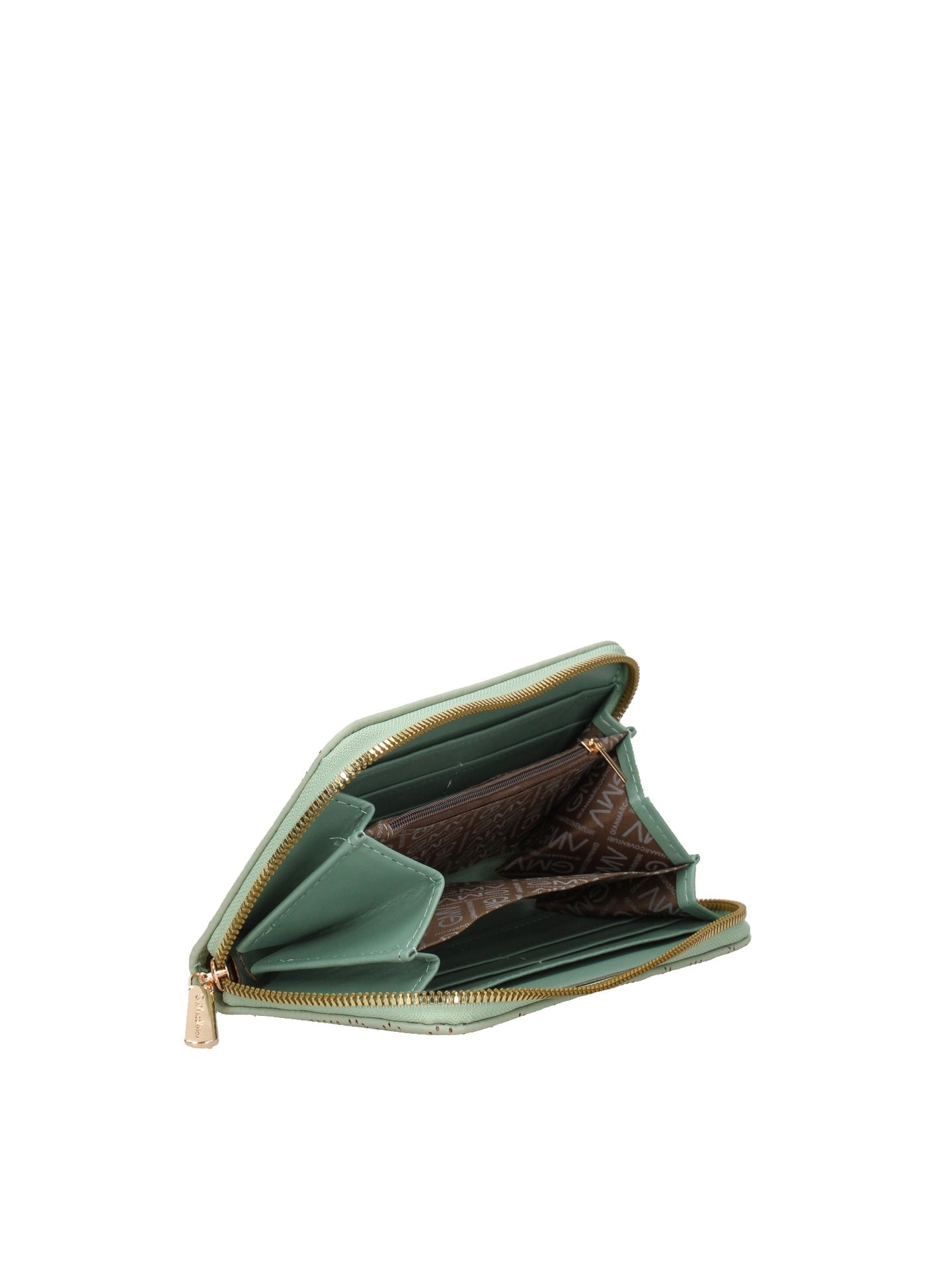 Portafoglio in Polyurethane Verde