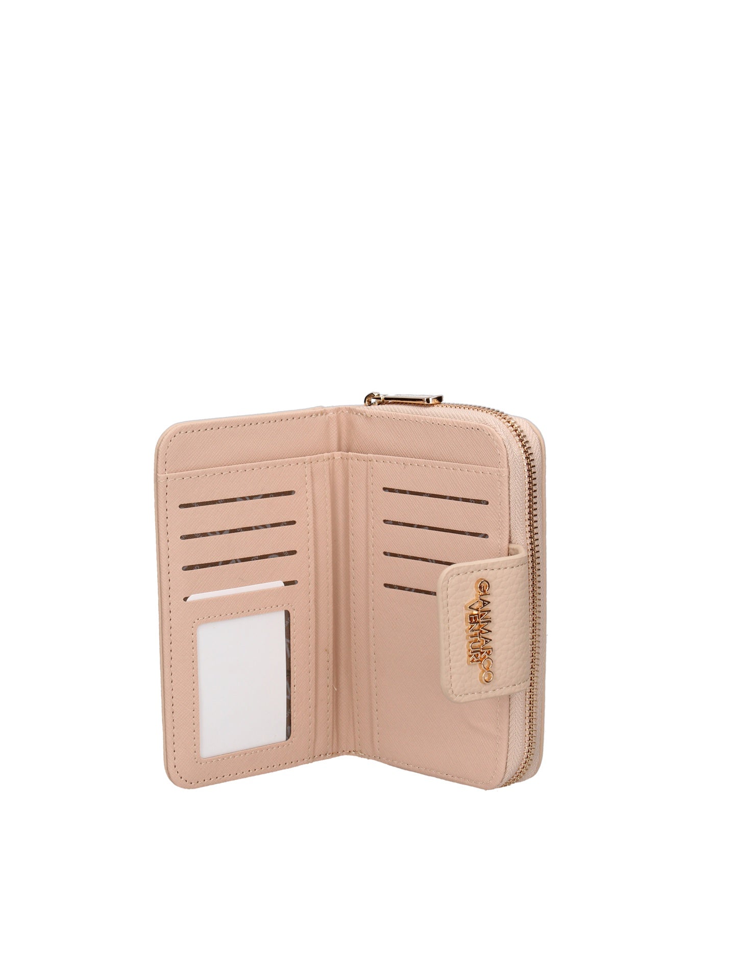 Portafoglio in Polyurethane Marrone