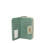 Portafoglio in Polyurethane Verde