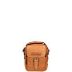 Borsa a tracolla da uomo Vera pelle RFID HILB-HT05-CUOIO Hill Burry