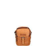 Borsa a tracolla da uomo Vera pelle RFID HILB-HT05-CUOIO Hill Burry