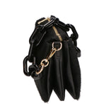 Borsa a spalla da donna Vera pelle di cavallino MYB-8021-FW-NERO My Best Bag