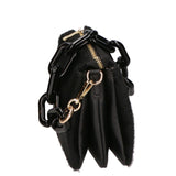 Borsa a spalla da donna Vera pelle di cavallino MYB-8021-FW-NERO My Best Bag