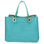 Borsa a mano da donna Paglia & Pelle MYB-05167-SS-179+D30 ACQUA My Best Bag