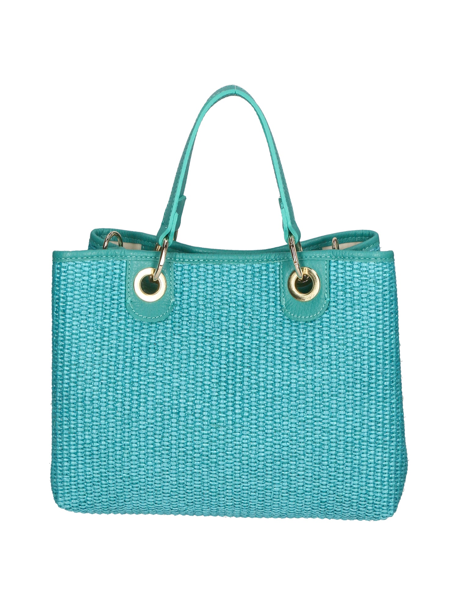 Borsa a mano da donna Paglia & Pelle MYB-05167-SS-179+D30 ACQUA My Best Bag