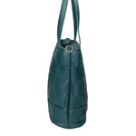 Zelia Lux Borsa a spalla da donna Vera Pelle 2118-D33 PETROLIO Chiara Ferretti