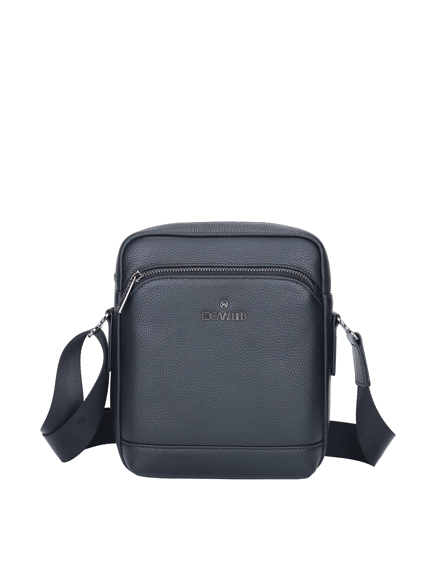 Borsa a tracolla uomo vera pelle Casual BC1481-BLACK B Cavalli