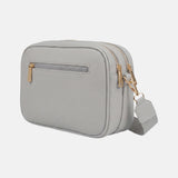 Borsa a Tracolla in Pvc Grigio