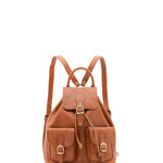 Zaino in vera pelle unisex Made in Italy 4030-MIELE Alessia Firenze