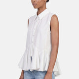 Blusa in 86 Lyocell 14 Poliestere Bianco