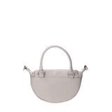 Mae Borsa a mano da donna Vera pelle 07142-D86 GRIGIO PERLA Viola Castellani