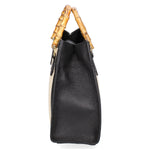 Eterea Borsa a mano da donna Misto pelle e tessuto 05097-142+D28 NERO Gave Lux